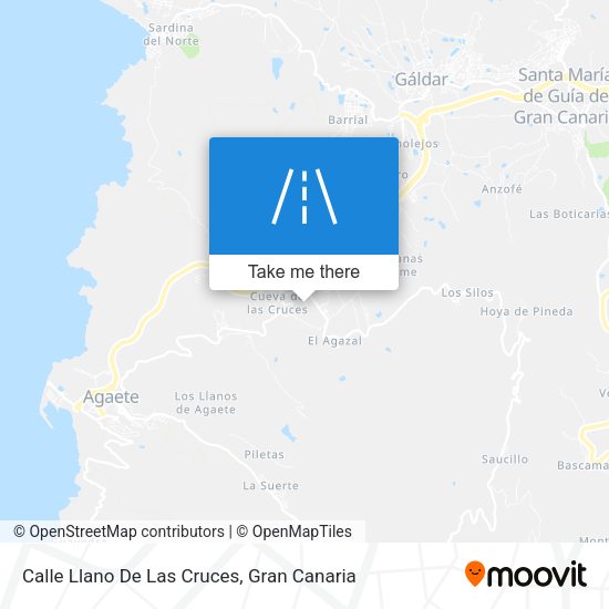 Calle Llano De Las Cruces map
