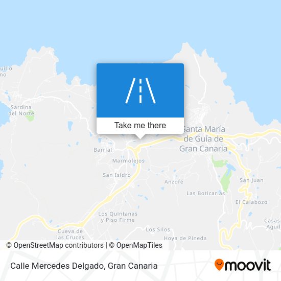 Calle Mercedes Delgado map