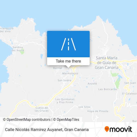 Calle Nicolás Ramírez Auyanet map