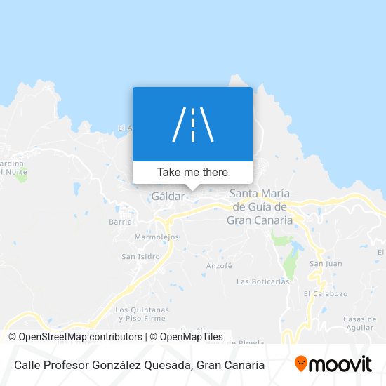 Calle Profesor González Quesada map