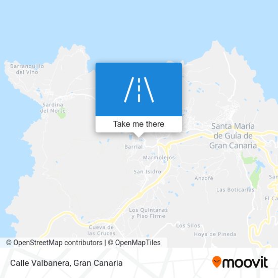 Calle Valbanera map