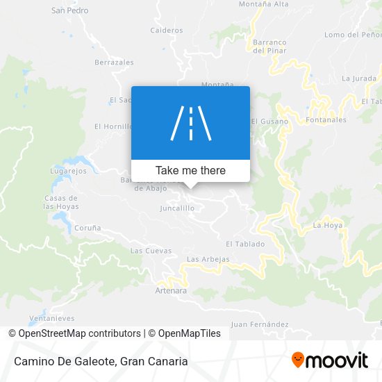 Camino De Galeote map