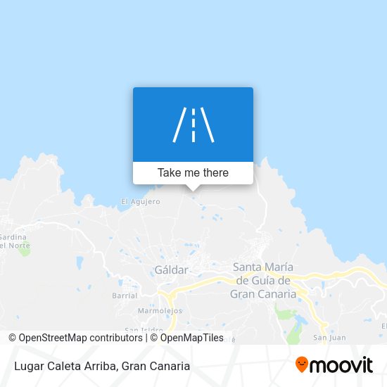 Lugar Caleta Arriba map