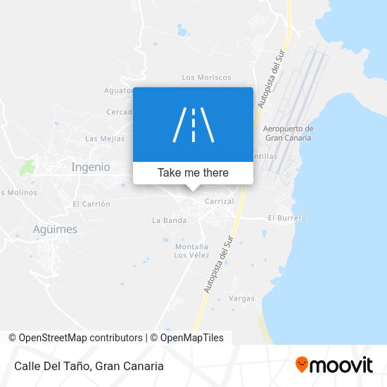 Calle Del Taño map