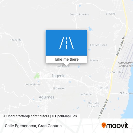 Calle Egenenacar map