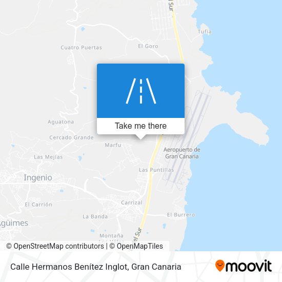 Calle Hermanos Benítez Inglot map