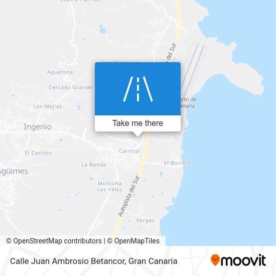 Calle Juan Ambrosio Betancor map