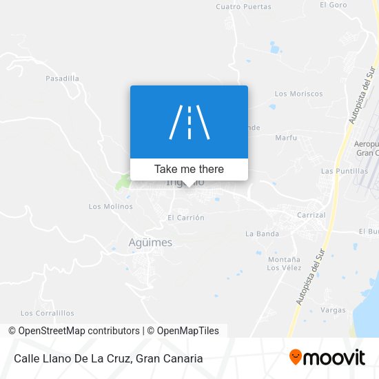 Calle Llano De La Cruz map