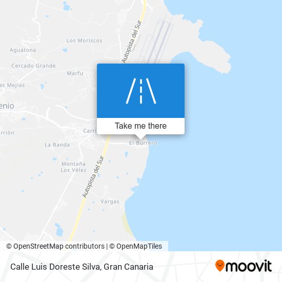 mapa Calle Luis Doreste Silva