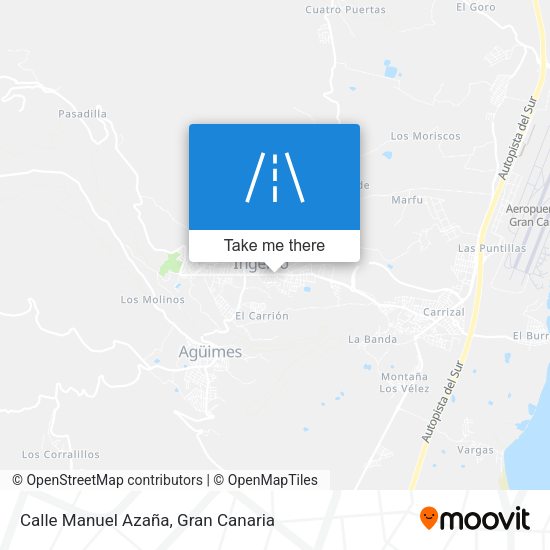 Calle Manuel Azaña map