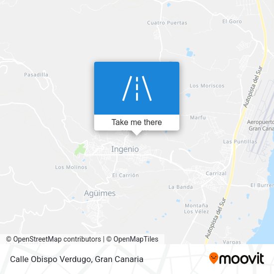Calle Obispo Verdugo map