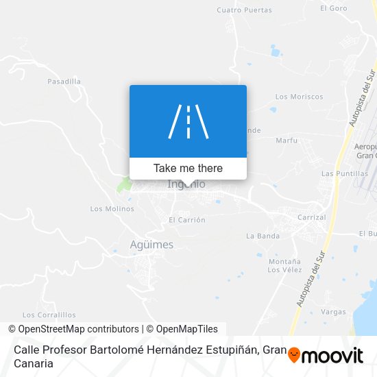 Calle Profesor Bartolomé Hernández Estupiñán map