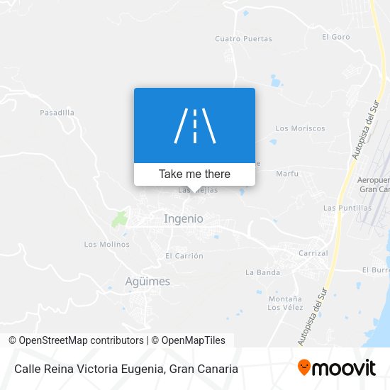 Calle Reina Victoria Eugenia map