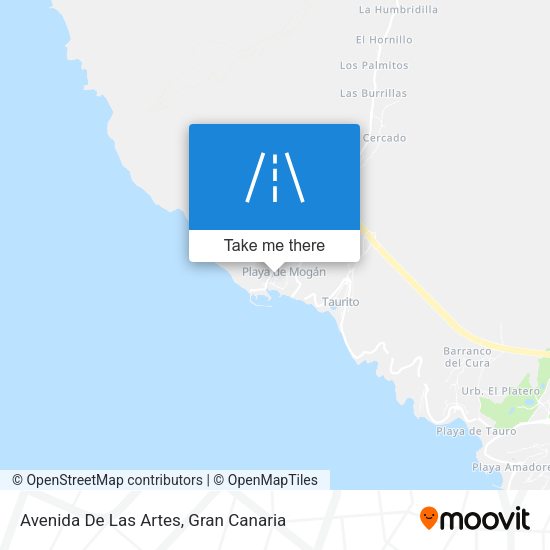 Avenida De Las Artes map