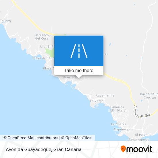 Avenida Guayadeque map
