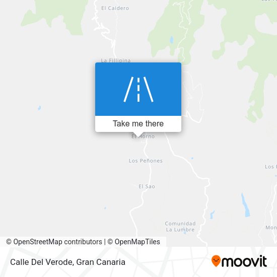 Calle Del Verode map