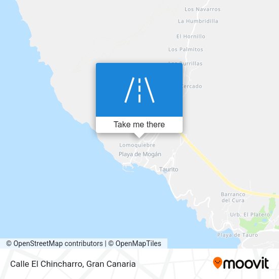 Calle El Chincharro map