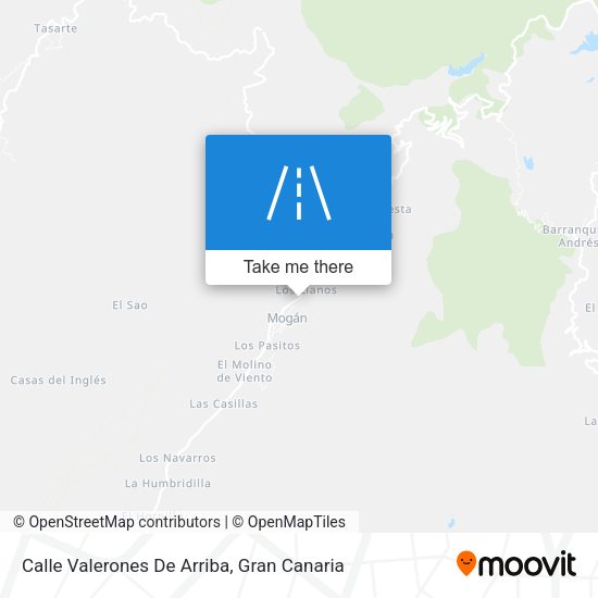 Calle Valerones De Arriba map