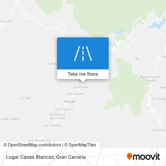 Lugar Casas Blancas map