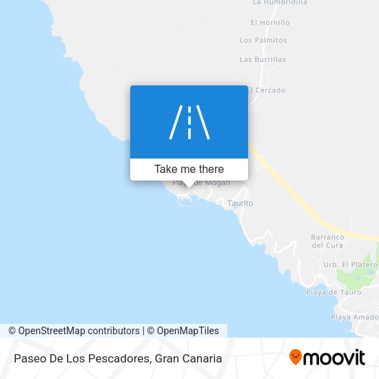 Paseo De Los Pescadores map