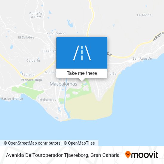 Avenida De Touroperador Tjaereborg map