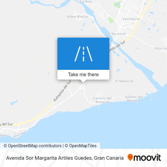 Avenida Sor Margarita Artiles Guedes map