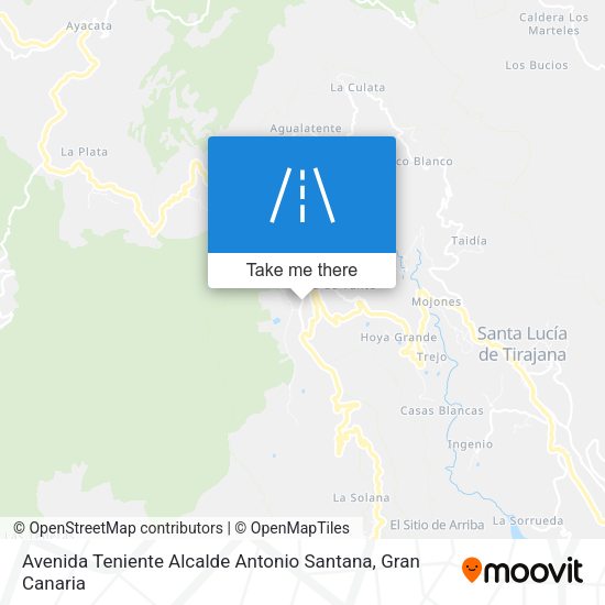 Avenida Teniente Alcalde Antonio Santana map