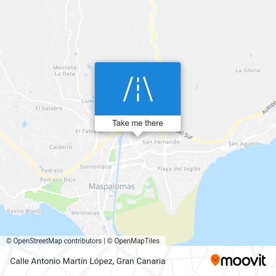 Calle Antonio Martín López map