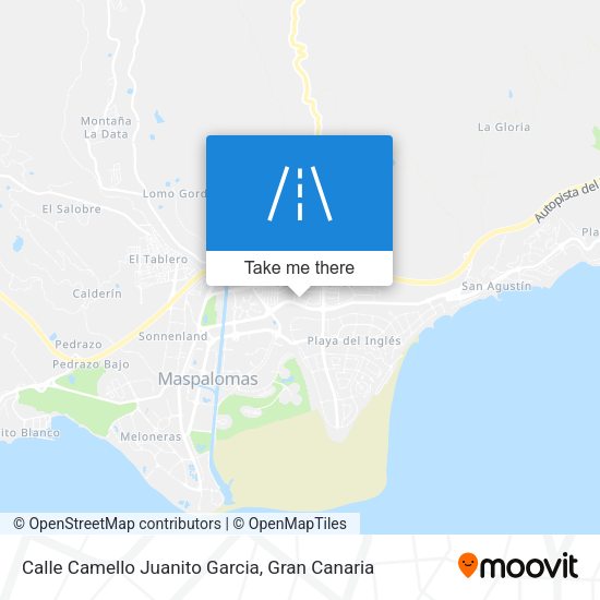 Calle Camello Juanito Garcia map