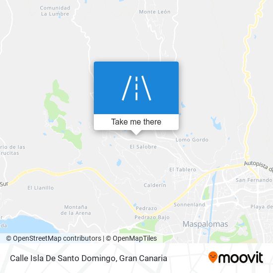 mapa Calle Isla De Santo Domingo