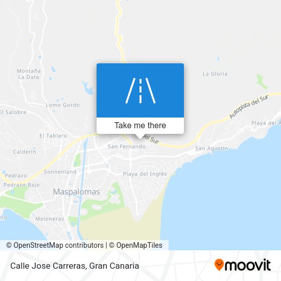 Calle Jose Carreras map