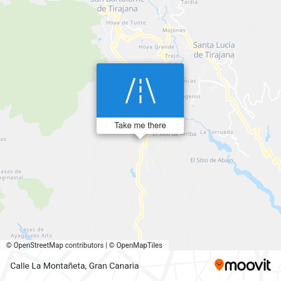 Calle La Montañeta map