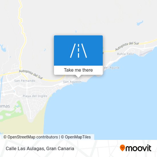 Calle Las Aulagas map
