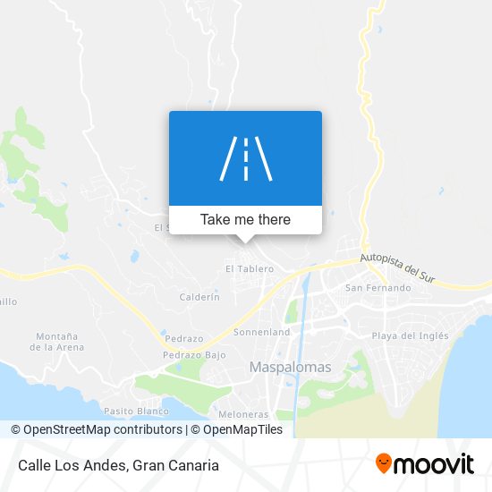 Calle Los Andes map