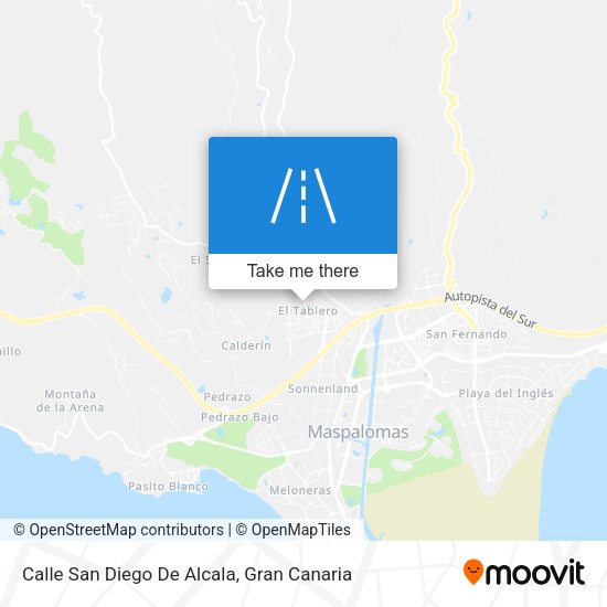 Calle San Diego De Alcala map