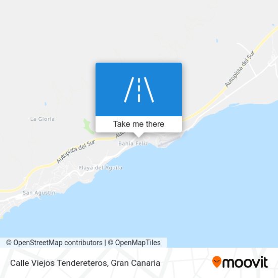 Calle Viejos Tendereteros map
