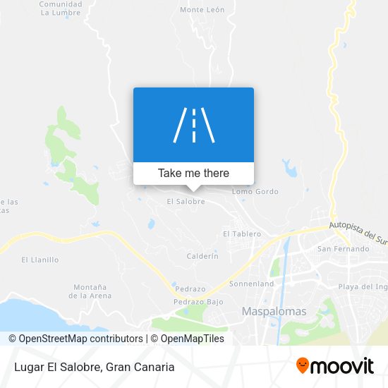 Lugar El Salobre map