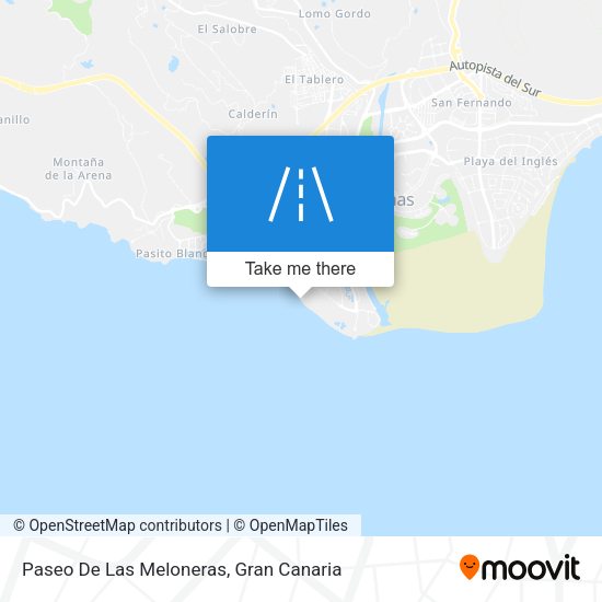 Paseo De Las Meloneras map