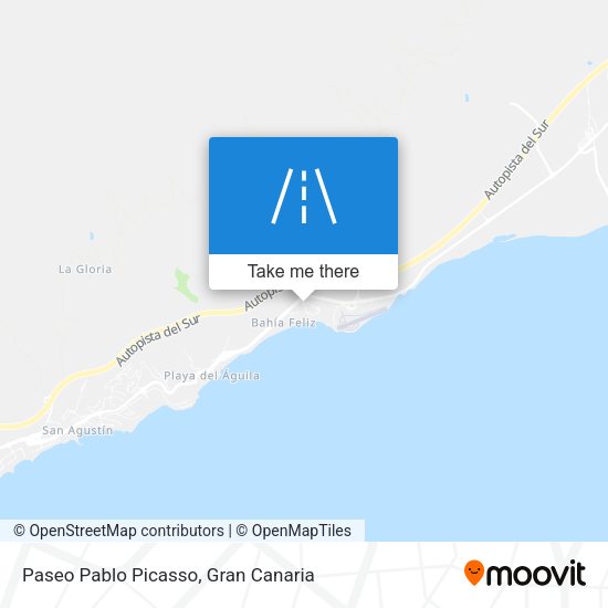 Paseo Pablo Picasso map