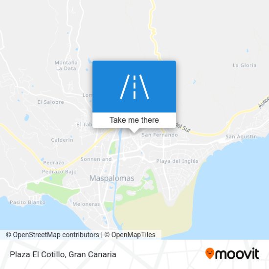 Plaza El Cotillo map