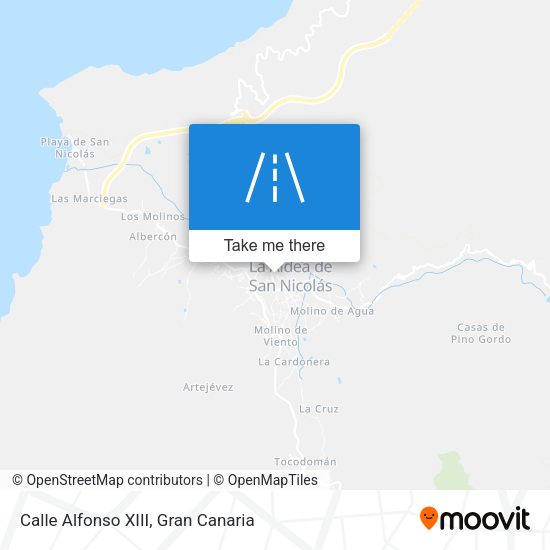 Calle Alfonso XIII map