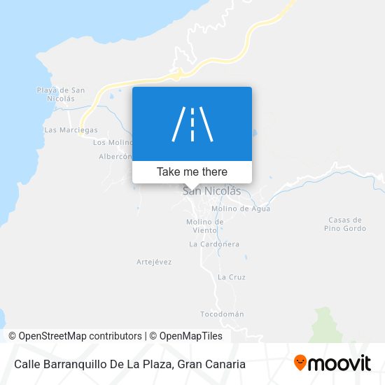 Calle Barranquillo De La Plaza map