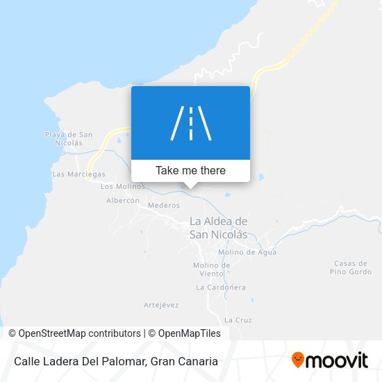 Calle Ladera Del Palomar map