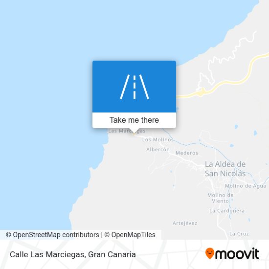 Calle Las Marciegas map
