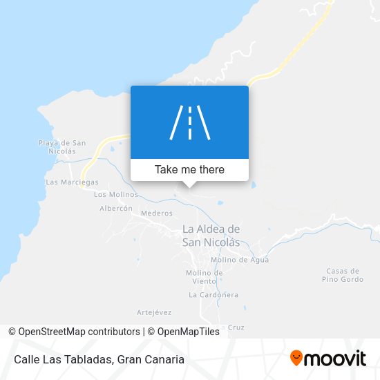 Calle Las Tabladas map