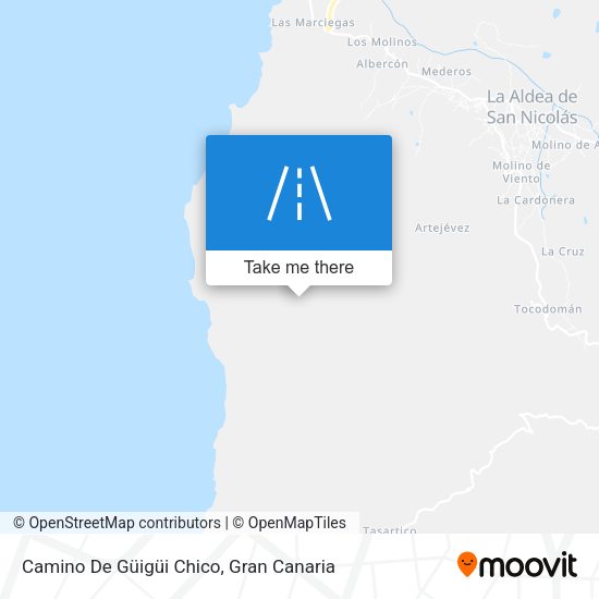 Camino De Güigüi Chico map