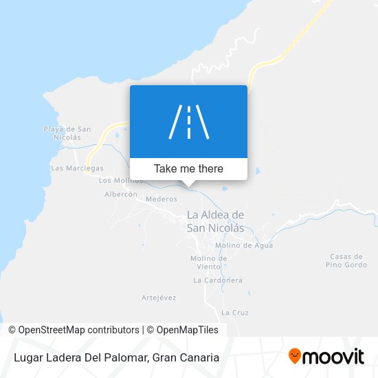 Lugar Ladera Del Palomar map