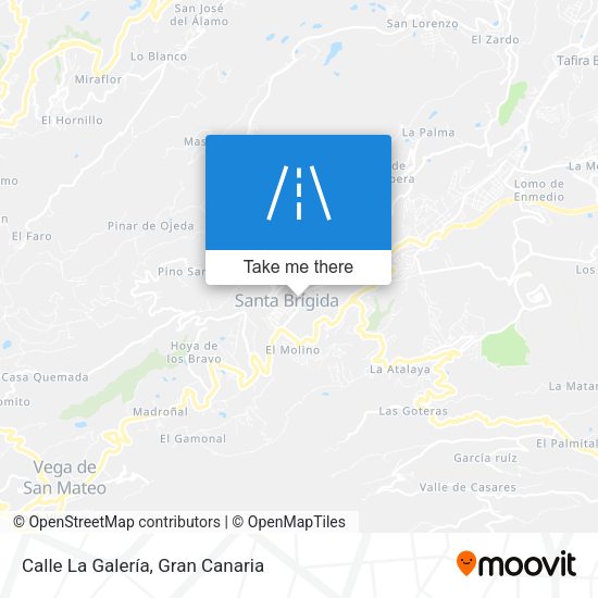 Calle La Galería map
