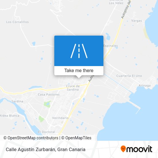 Calle Agustín Zurbarán map