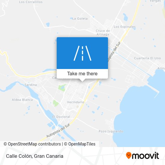 Calle Colón map